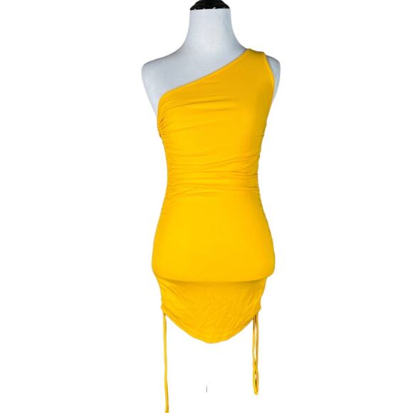 Ruch Into Love Dress in Radiant Yellow Steve Madden XS - Picture 4 of 7